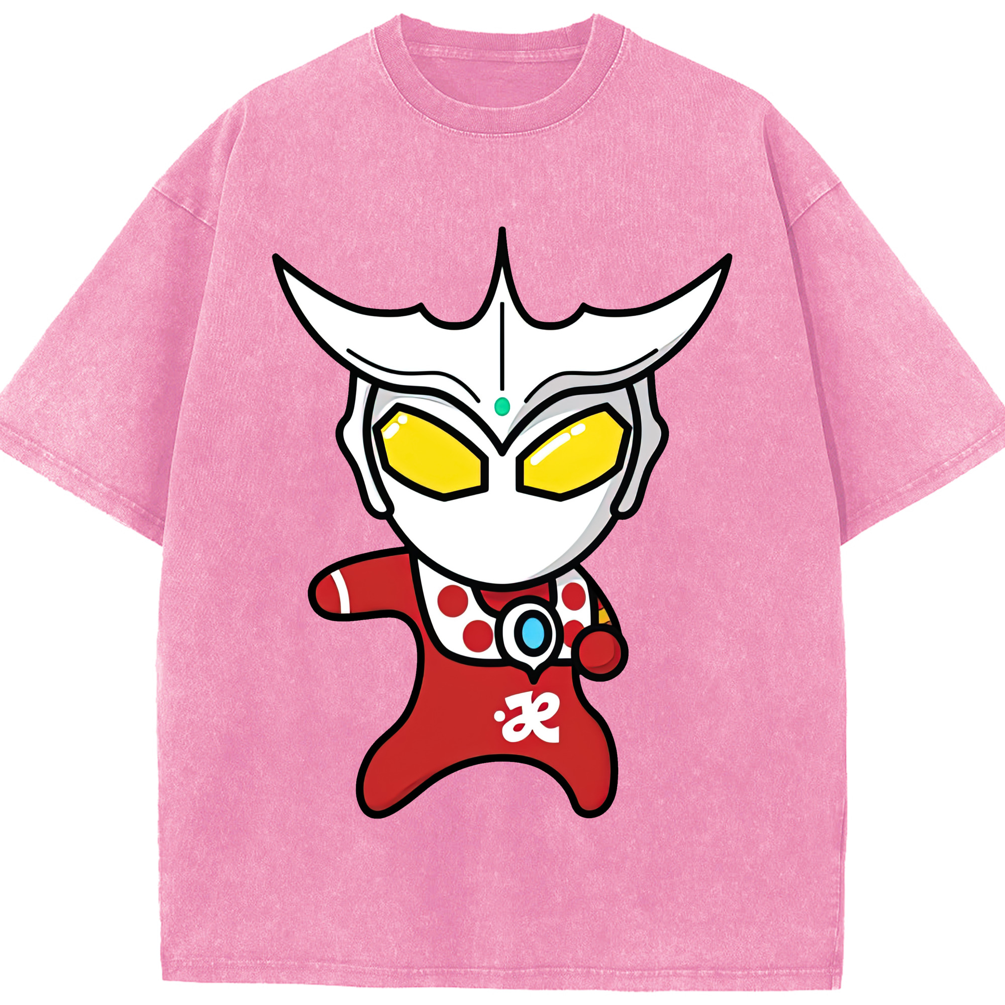 （画像用） ウルトラマン Ultraman 綿100% ヴィンテージ風 半袖Tシャツ（フロントプリント）